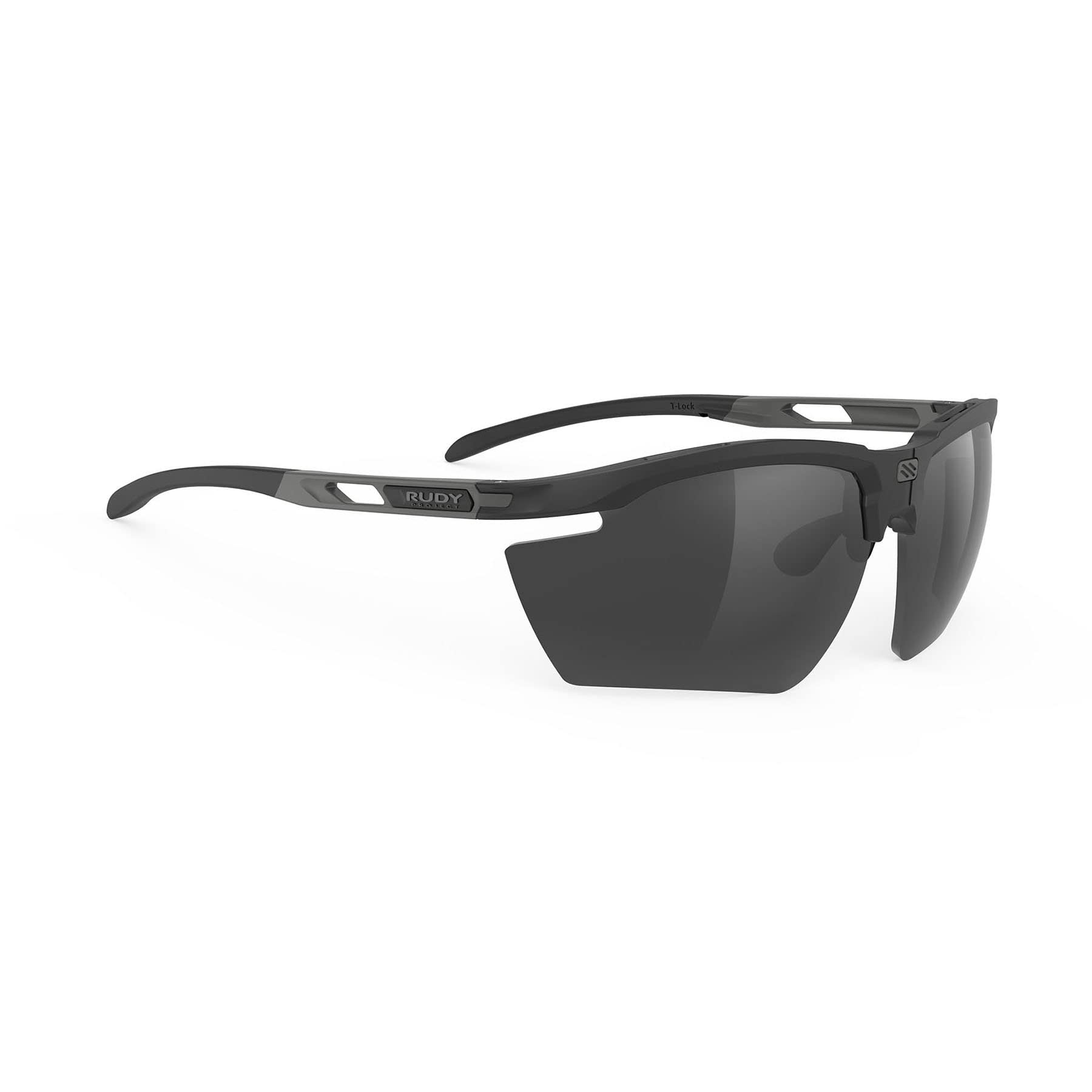 

RUDYPROJECT MUGNUS Sports Black Sunglasses, Matte/Smoke Black, SP751006-0001
