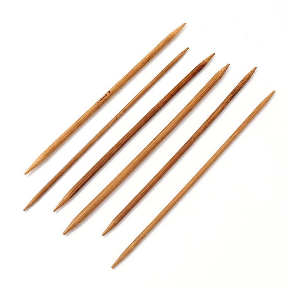 20cm Crochet Hooks 2.0-8.0mm Crocheting Hooks Handicraft Bamboo Handle Crochet  For Beginners