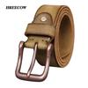 Brand Top Cow Genuine Leather Belts for Men Jeans Belt Do Old Designer Pin Buckle Retro Vintage Mens Cowboy Belt Male Ceinture