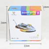 Kids Swim Ring, Unisex Yacht Shape Life Ring Inflatable Floating Seat with Water Gun for Swimming Pool