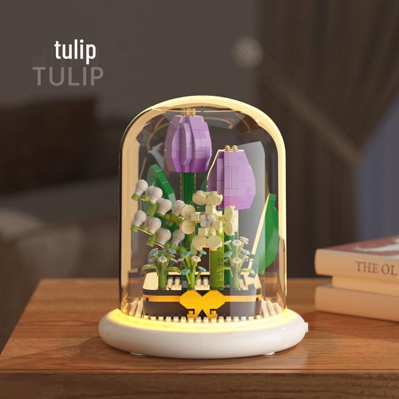 M1096 Jihui Sunflower Building Blocks - Compatible with Lego, Educational Toy for Kids, Ideal Gift for Boys and Girls
