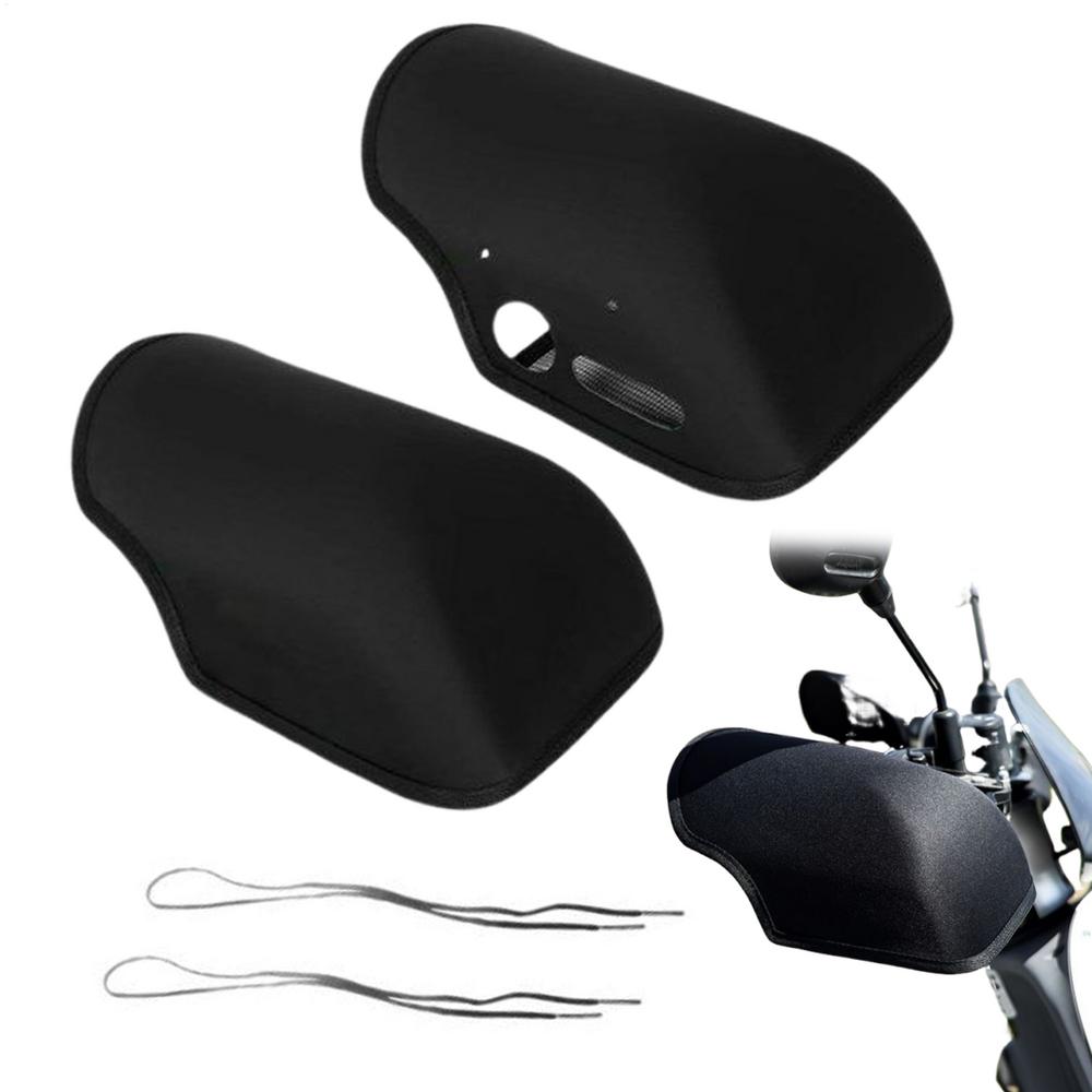 Motorcycle Handlebar Gloves Motorcycle Handlebar Mittens Hand Covers Adjustable Strap Hand Covers Windproof Waterproof Grip