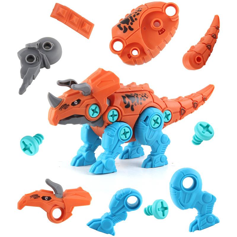 Children'S Hands-On Disassembly And Assembly Of Intellectual Toys, Dinosaur Egg Models, Screws, Disassembly And Assembly Nuts Diy Building Blocks