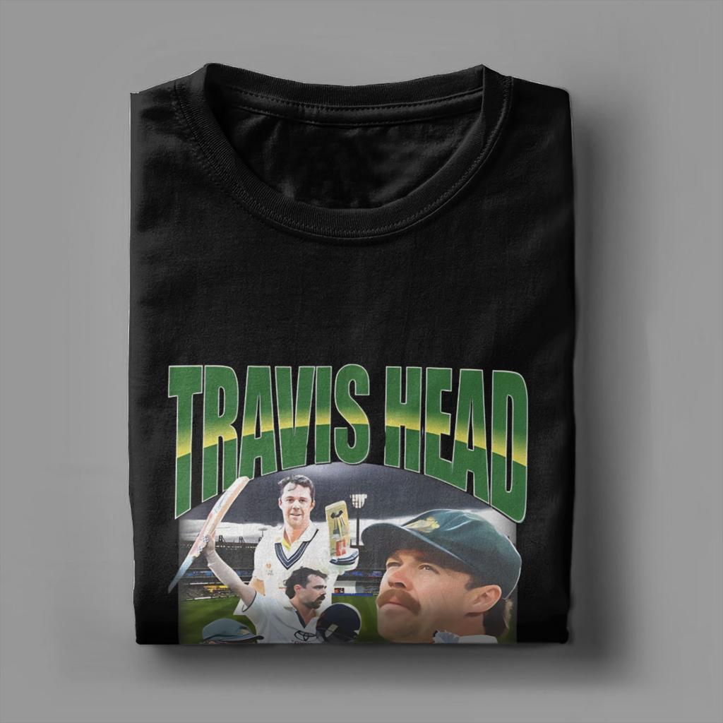 TravBall I love Travis Head TShirt Unisex Amazing Pure Cotton Tees Crew Neck Short Sleeve T Shirt Summer Clothing
