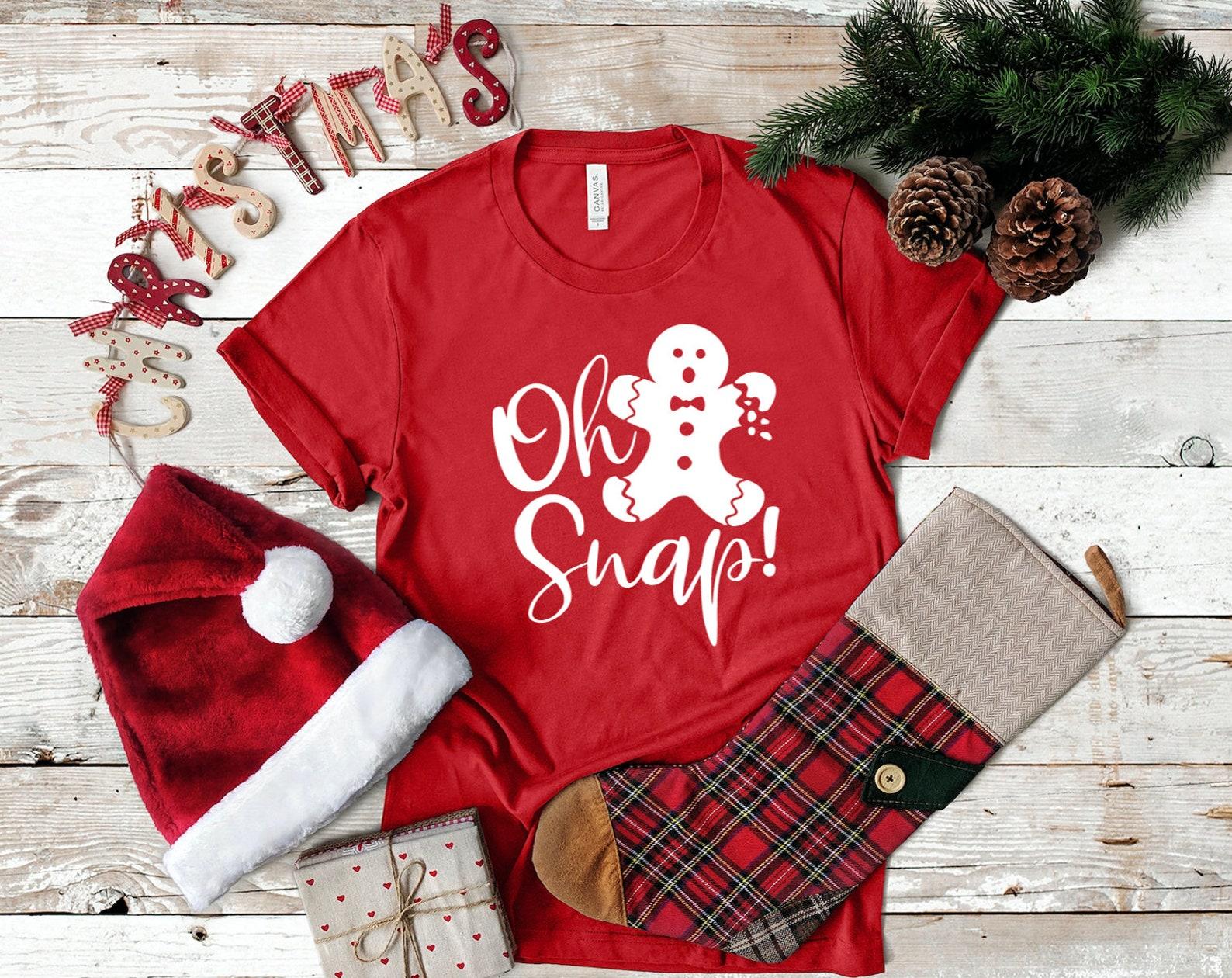 Oh Snap Gingerbread Graphic Tee S