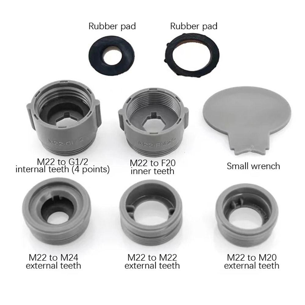 1Set Repair Tap Converter Faucet Adapter Set Bubbler Conversion Joints Durable Tap Connector