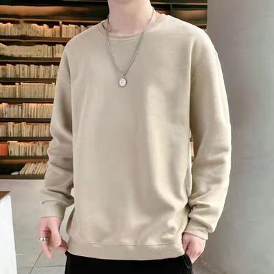 Sweatshirt Koreanischer Stil Locker Herren Freizeit Langarm T-Shirt Herbstjacke Kapuzenpullover