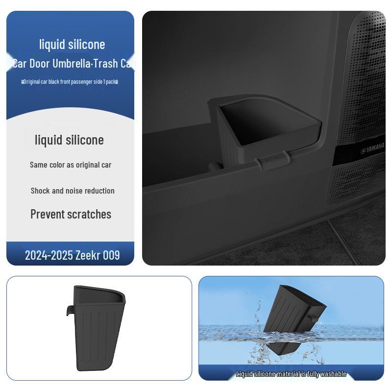 Zeekr 009 Car Interior Trash Can & Umbrella Holder for Door Storage