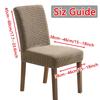 Jacquard Chair Cover for Dining Room Wedding Stretchable Thick Chair Protector 1/2/4/6 Pieces Slipcover for Chair Seat Backrest