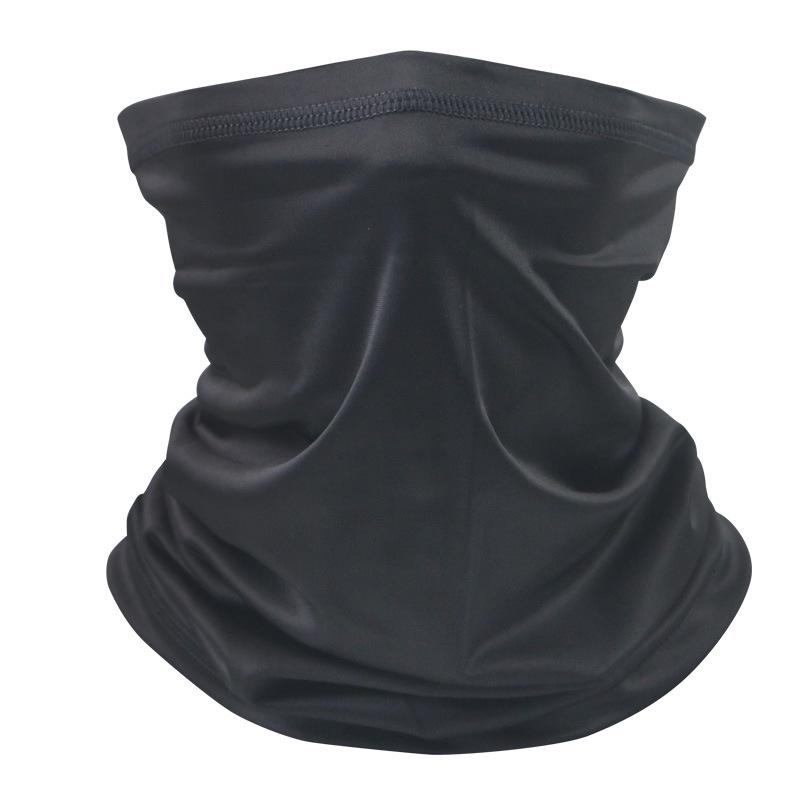 Camouflage Ice Silk Neck Gaiter: Multifunctional Summer Headscarf for Outdoor Cycling, Sun Protection, and Quick-Drying Breathable Face Mask for Men.