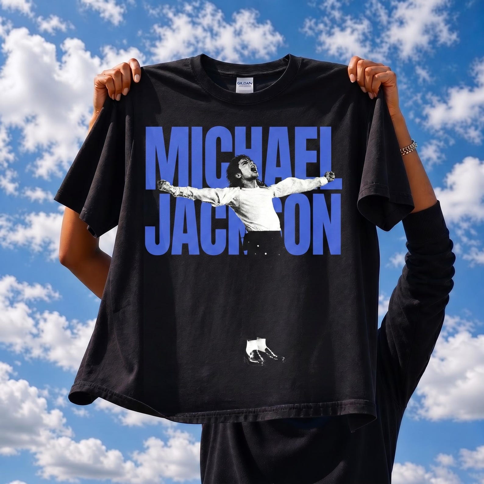 Michael Jackson Pop Icon Graphic Tee | Music Legend Sketch Art Shirt S
