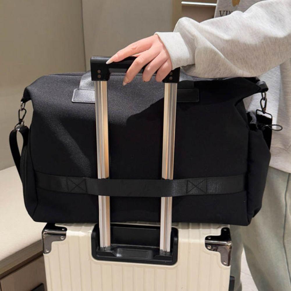 With Dry Wet Separated Fitness Gym Bag Large Capacity Weekender  Tote Bag Luggage Handbag  Swimming