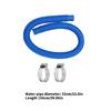 150cm Swimming Pool Hose Pump Hose Tubes for Above Ground Pool Saltwater System with Clamps Replacement 1-1/4Inch Hose