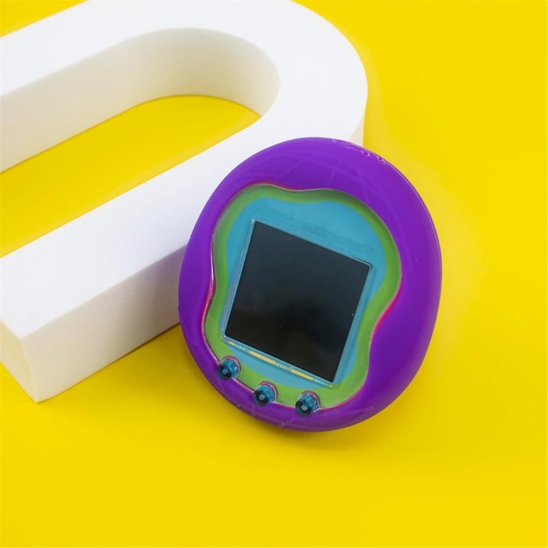 Flexible Silicone Protective Case Shell Cover For Interactive Digital Pet Toy Ensures Full Coverage & Easy Button Access
