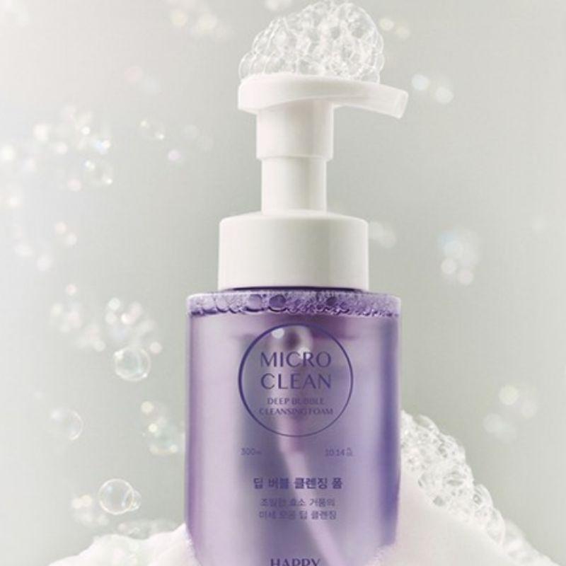 HAPPYBATH Micro Clean Deep Bubble Cleansing Foam – 300ml