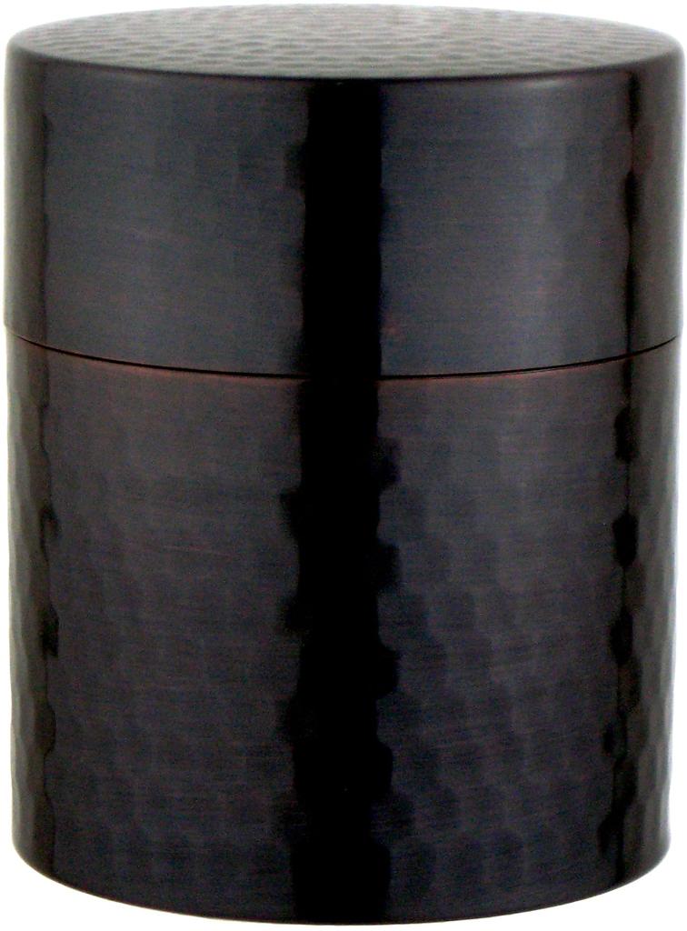 Nagao Pure Copper Tea Caddy Canister, Large, 9.0cm Diameter X 11cm Height, Boxed, SECCHU, Made In Japan