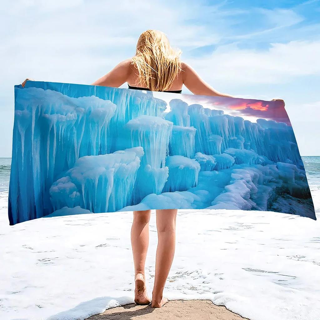 Large Beach Towel Lightweight Pool Towels Quick Dry Beach Towel Extra Large Microfiber Sand Free Towels Travel Beach Accessories