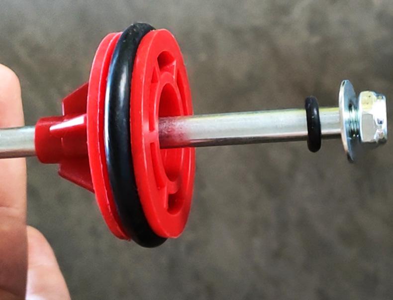 Universal Grease Gun Spare Parts Set: Leather Cup, Oil Seal, Rubber Ring, Iron Sheet, Plastic Parts