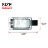 2Pcs For Volvo V40 V60 S60 S80 XC40 XC60 XC90 White LED Courtesy Door Footwell Light