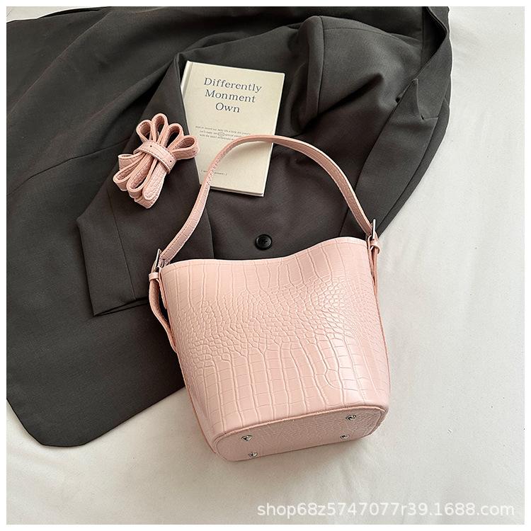 Premium Light Luxury Stone Pattern Tote Bag Women's 2025 New Large-capacity Commuter Underarm Bag Shoulder Messenger Bag