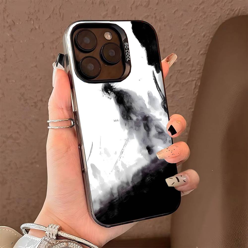 V-Vagabond phone case for iPhone 17 17Air 16 15 14 13 12 11 Pro Max Plus Colorful Silver