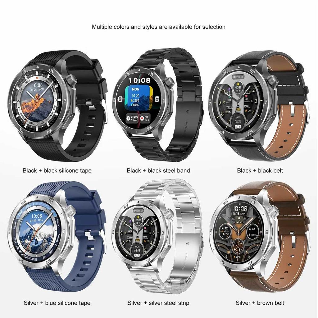 2025 NEW WANCH X2 MAX Outdoor Sports Men SmartWatch GPS Motion Trajectory Compass AMOLED Screen IP67 Waterproof Smart Watch