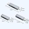 MultiFunctional Aluminum TF Card Reader USB A Type C Double Slot No Driver Required for Business Trip Document Share