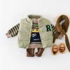 Kinder baumwolle weste herbst und winter Koreanische version weste infant brief bestickt oberbekleidung top baby verdickt weste