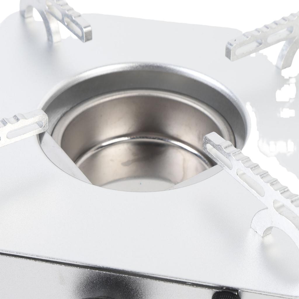Alcohol Stove Aluminum Alloy Portable Even Heating Backpacking Stove for Hiking Camping BBQ Picnic Outdoor Cooking