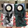 Schwarze Cartoon Dapeng Hülle für Honor Magic 6 50 70 90 Lite X7b 200 Pro Nova 10 Nova 5T X6 P30 Pura 70 Ultra Gehärtetes Glas Handyhülle