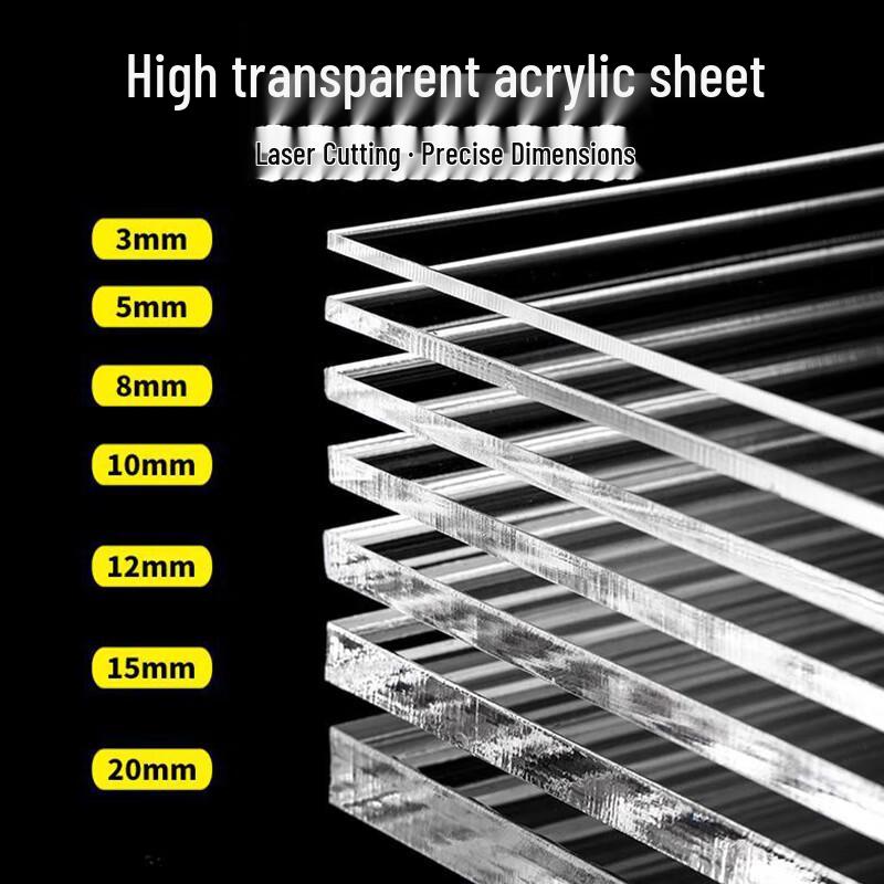 Luxchic 3mm A4 Transparent Acrylic Sheet