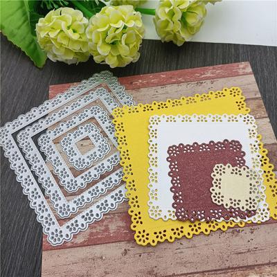 Rectangle Frame Metal Cutting Dies Stencil for DIY Scrapbooking Photo Album Embossing Paper Cards Crafts Diecuts