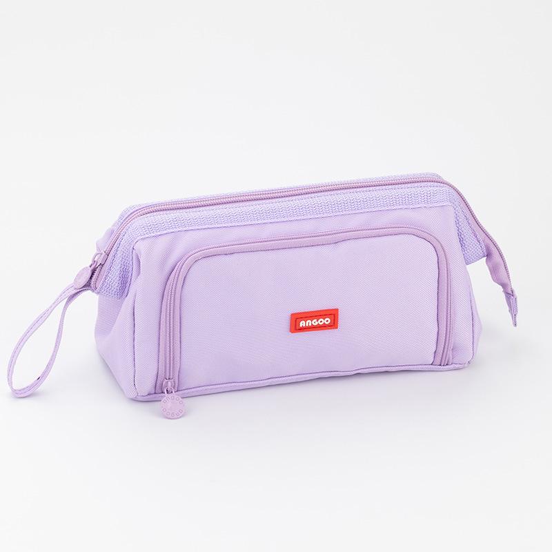 Cute 3-Layer Large Capacity Backpack Pencil Case for Primary School Girls - Multifunctional and Portable Stationery Bag