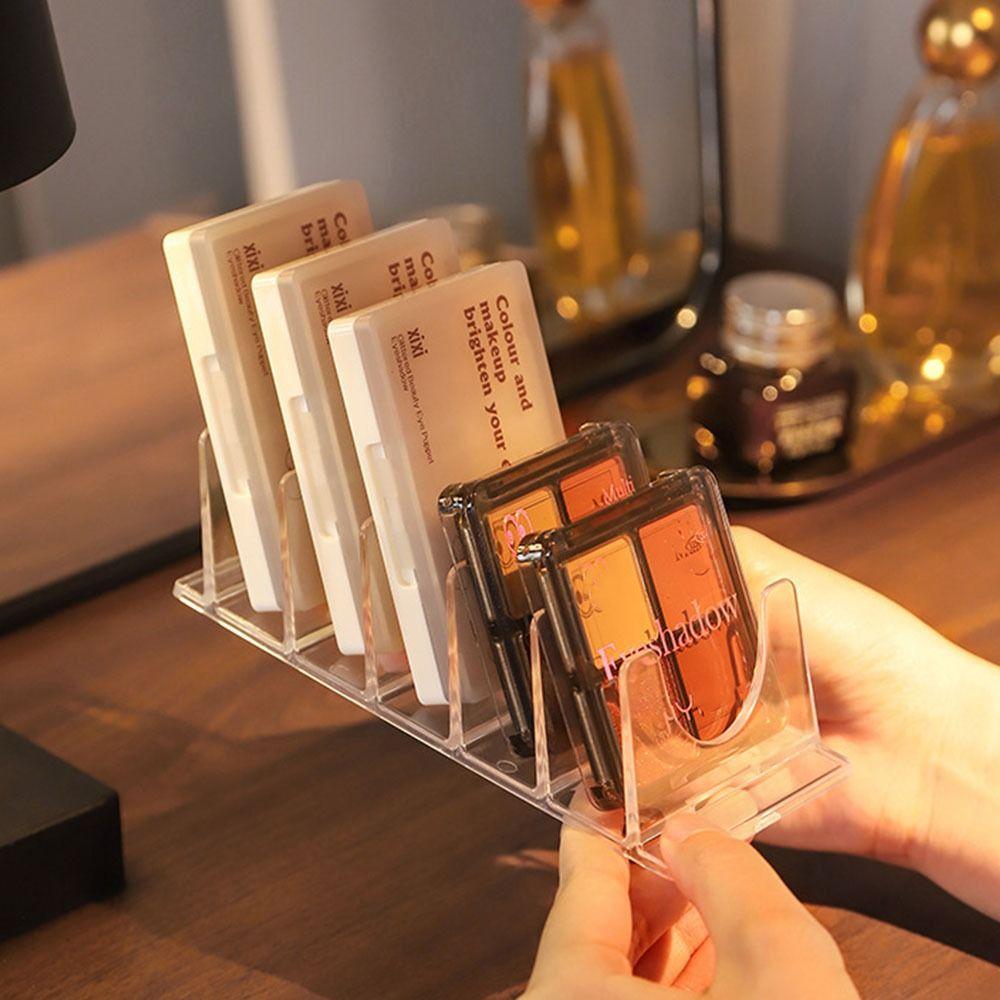 Multi-Function Cosmetic Stand Acrylic Blush Powder Storage Tray Durable Cosmetics Tools Stand