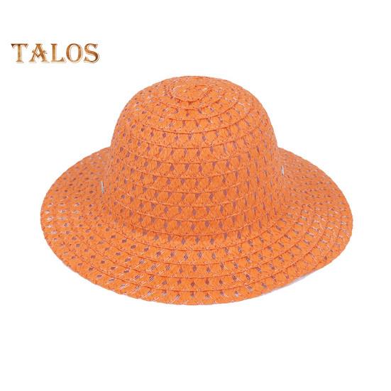 Easter Bonnet Straw Hat for Kids DIY Easter Straw Woven Hat Spring Party Summer Beach Accessory for Easter Party Fancy Dress Supplies