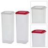 Plastic Bread Keeper with Airtight Lid Sandwich Bread Holder Fresh Bread Storage Container for Loaf Bread Sandwich