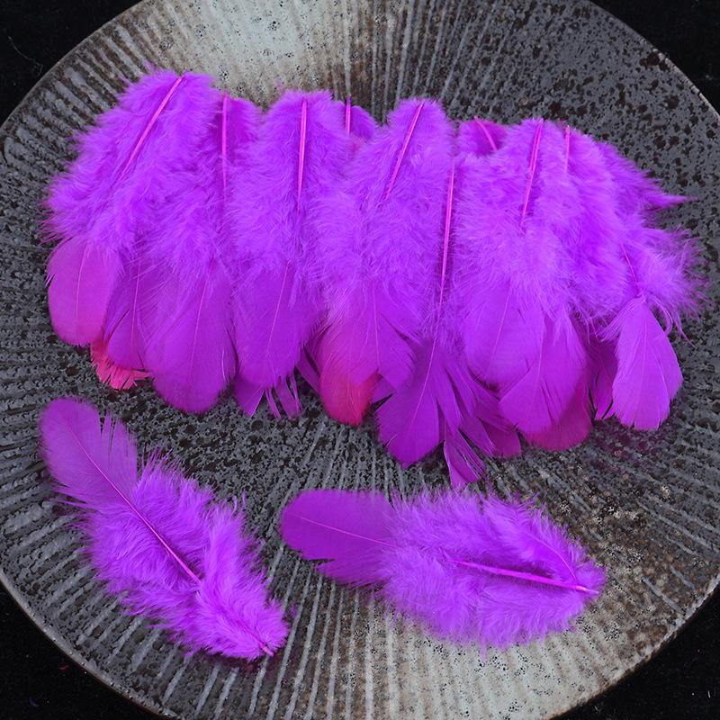 Mixed Color Chicken & Peacock Feathers for DIY Ornaments, Handicrafts, and Handmade Clothing Accessories.