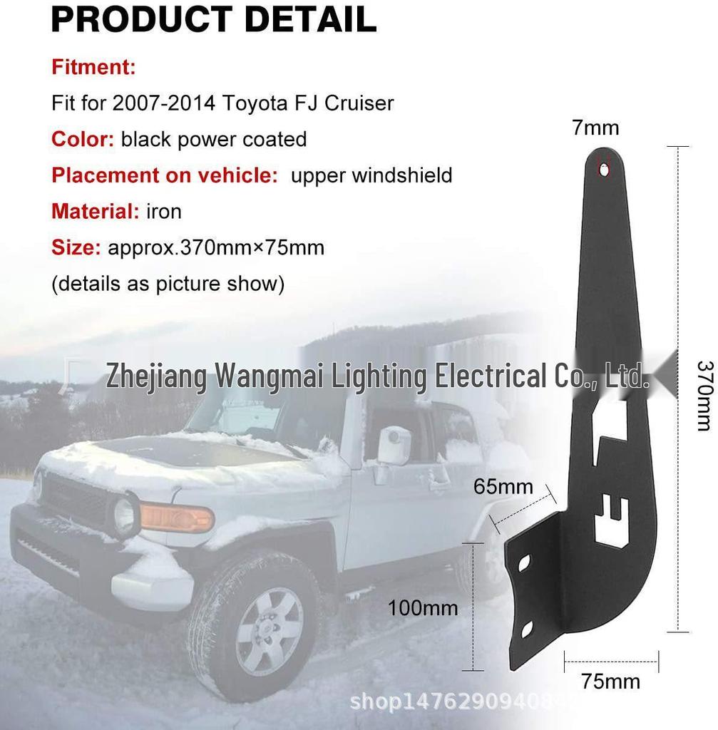 Toyota FJ Cruiser (2001-14) Suporturi bară luminoasă plafon 50"