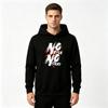 Adult Men No Risk No Story Brush Texture Print Hoodie Casual Long Sleeve Pullover Hooded Sweatshirt Streetwear Tops For Autumn Winter Daily Wear