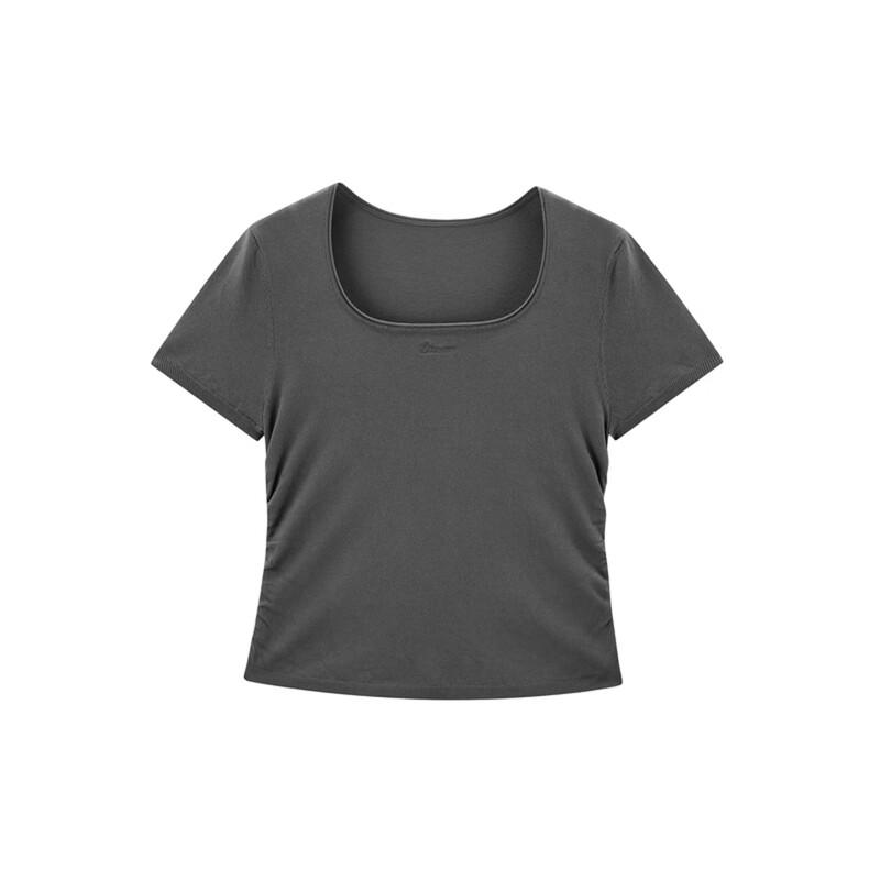 Dámský lehký pletený top s krátkým rukávem a U-výstřihem Peacebird