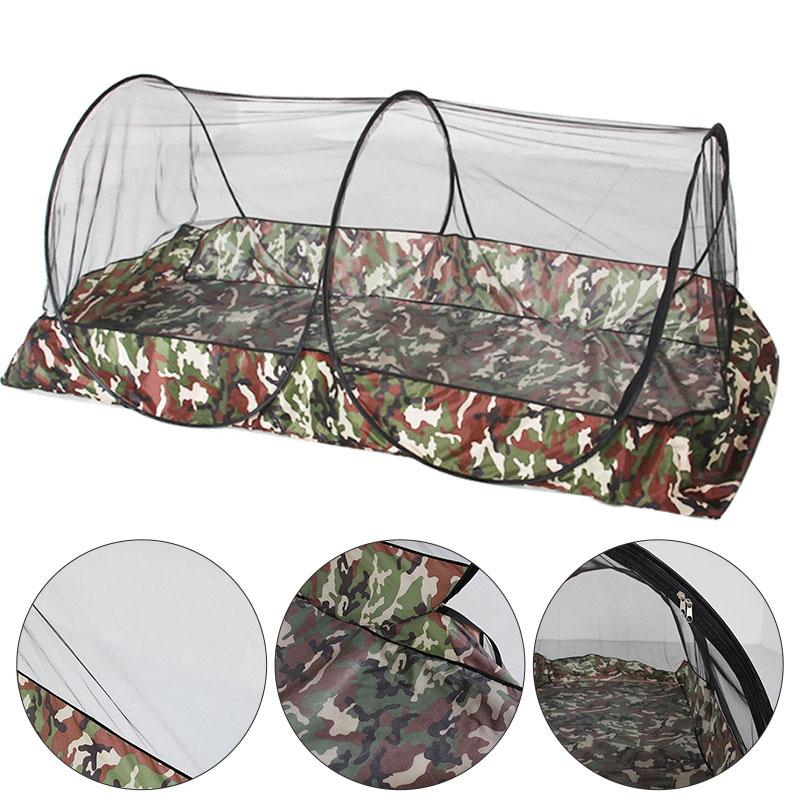 Foldable Mosquito Net Travel Adventure Climbing Camping Anti-Mosquito Tent No Installation Full-Body Single Mosquito Net