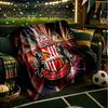 Sunderland football Coperte Plaid Coperte in Flanella Peluche per Divano Letto Regali per Uomini Donne Coperta da Viaggio Picnic Regali di Natale per Fan