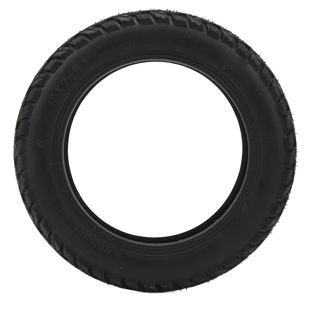 10x2‑6.1 Scooter Tire Replacement Rubber Electric Scooter Vacuum Tire for Safe Driving