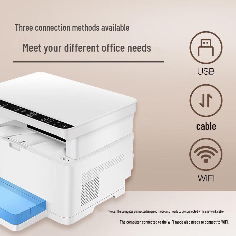 CUMTENN CTP-3070DNW A4 Duplex Black & White Laser Multifunction Printer CN Plug (adapter Included)