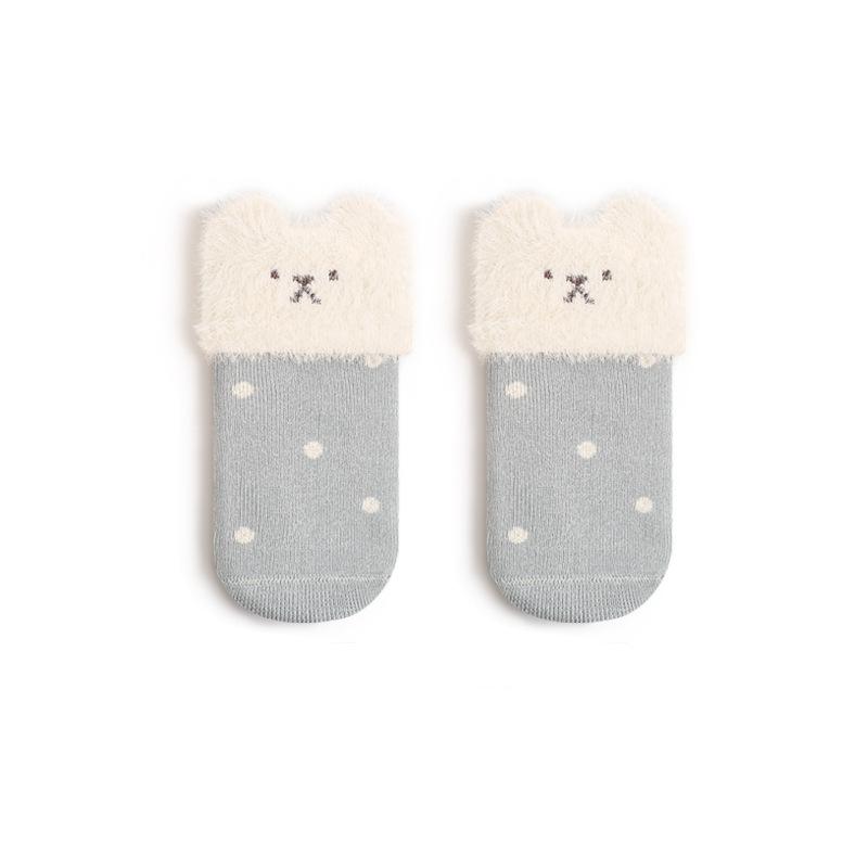 Winter Warm Baby Socks Thick Cartoon Newborn Mid Tube Socks Soft Kids Socks For Boys And Girls