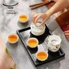Yongfengyuan Madam Porcelain Pomegranate Garden 9-Piece Tea Set