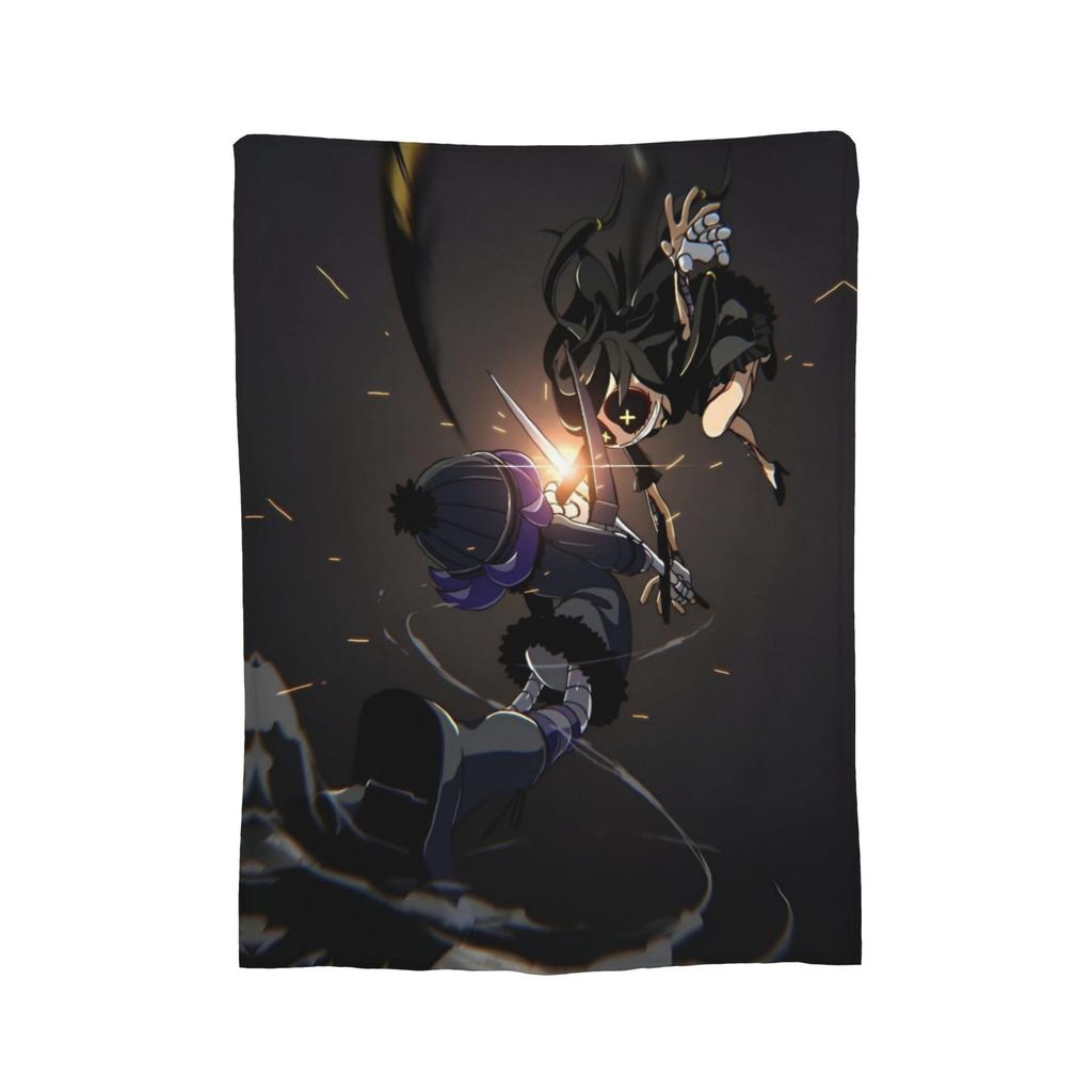 Murder Drones  Fleece Throw Blankets Uzi Doorman Aesthetic Blanket for Bed Bedroom Super Warm Bedroom Quilt,