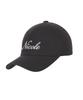 Nigaennikol Nicole Lettering Ball Cap_Charcoal