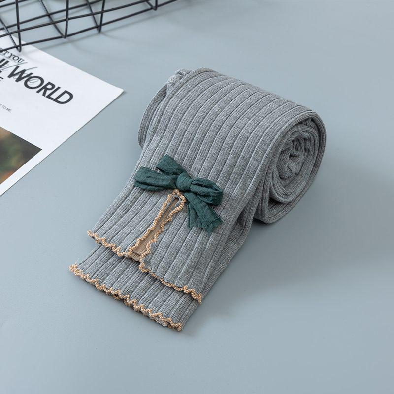 

Black Girls Leggings - Spring/Fall Collection for Kids, Stylish Nine-Point Thin One-Piece Pant XL for Height 115-130cm