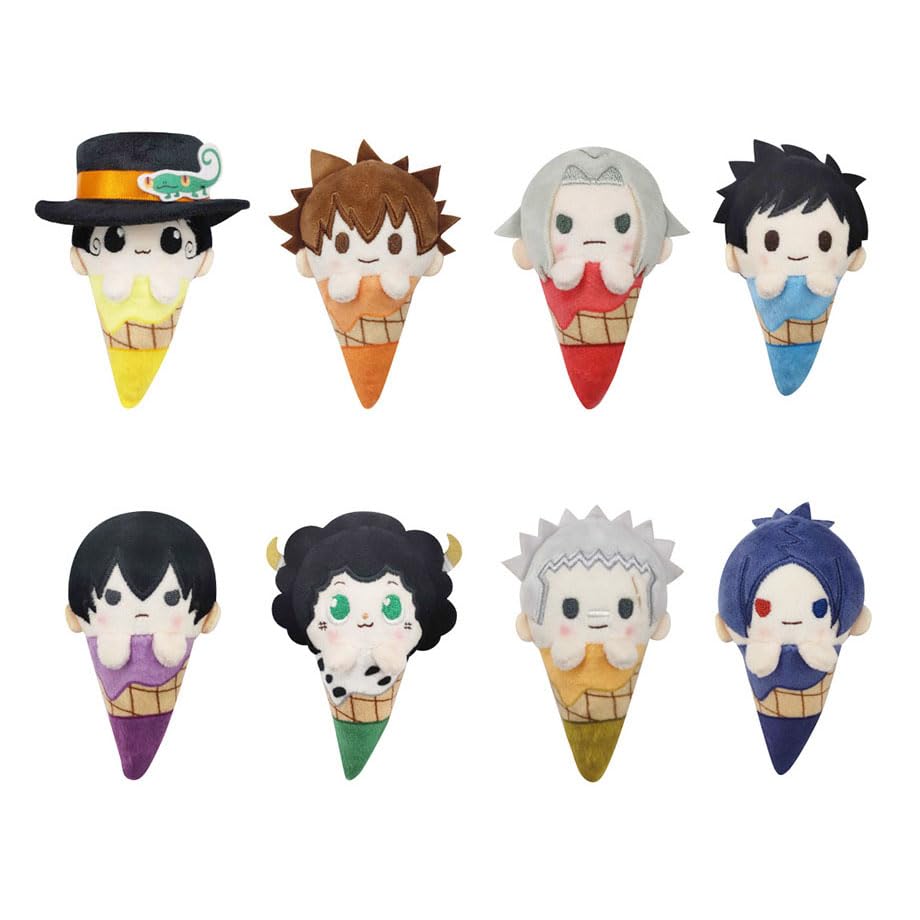 

TV Anime Katekyo Hitman REBORN Ice Tapi Plushie 8-Piece Box
